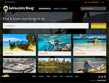 Tablet Screenshot of adventurehoney.com